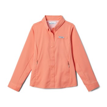 Dívčí Košile Columbia PFG Tamiami Long Sleeve Oranžové GDKSIN275